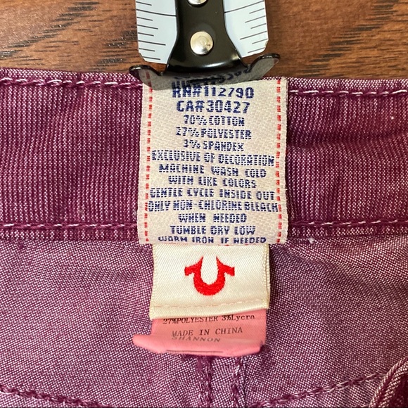 True Religion Shannon Skinny Corduroy Pant - Picture 6 of 8